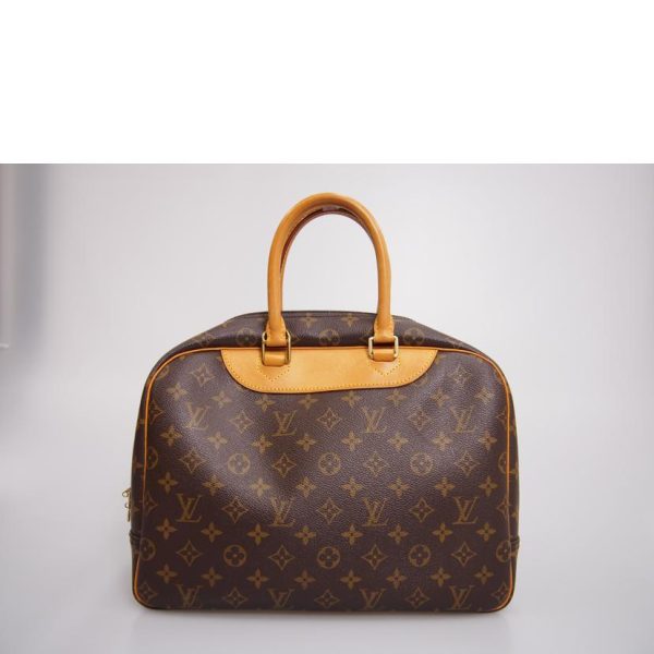 60108 2 Louis Vuitton Deauville Bag Monogram Brown