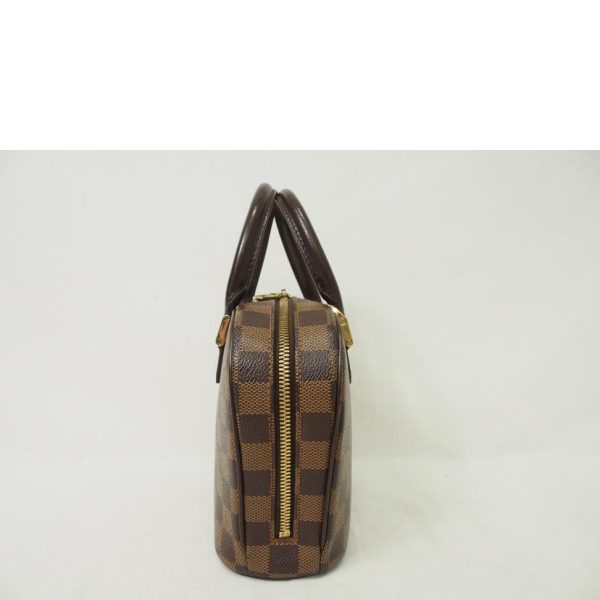 60108 3 Louis Vuitton Salia Mini Damier Ebene Bag Brown