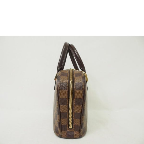 60108 4 Louis Vuitton Salia Mini Damier Ebene Bag Brown