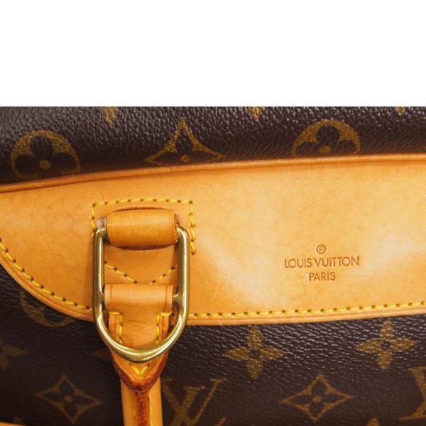 60108 6 Louis Vuitton Deauville Bag Monogram Brown