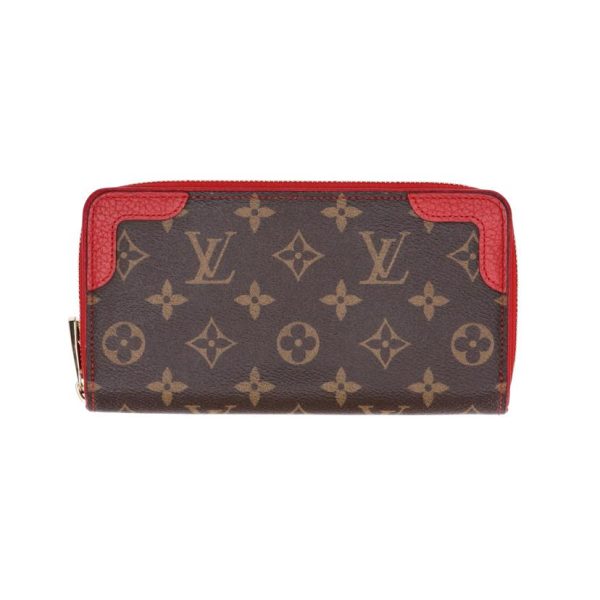 60179 1 Louis Vuitton Zippy Retiro Wallet Brown