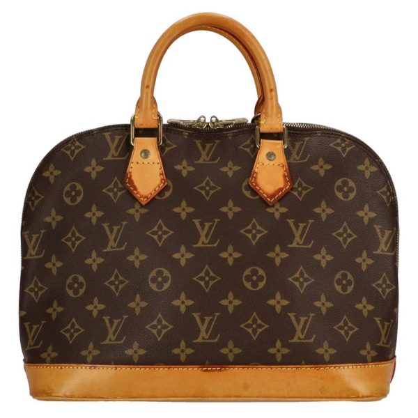 60193 1 Louis Vuitton Alma Monogram Tote Bag Brown