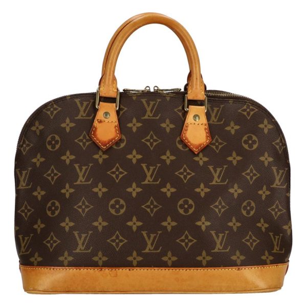 60193 2 Louis Vuitton Alma Monogram Tote Bag Brown