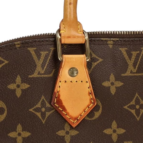 60193 8 Louis Vuitton Alma Monogram Tote Bag Brown