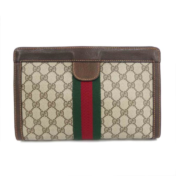 60249 1 GUCCI Vintage Sherry Clutch