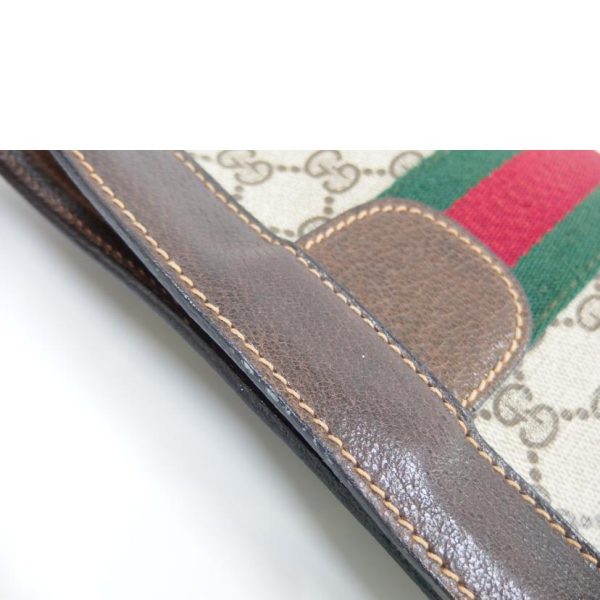 60249 4 GUCCI Vintage Sherry Clutch