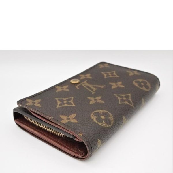 60254 3 Louis Vuitton Portefeuille Tresor Monogram Wallet Brown