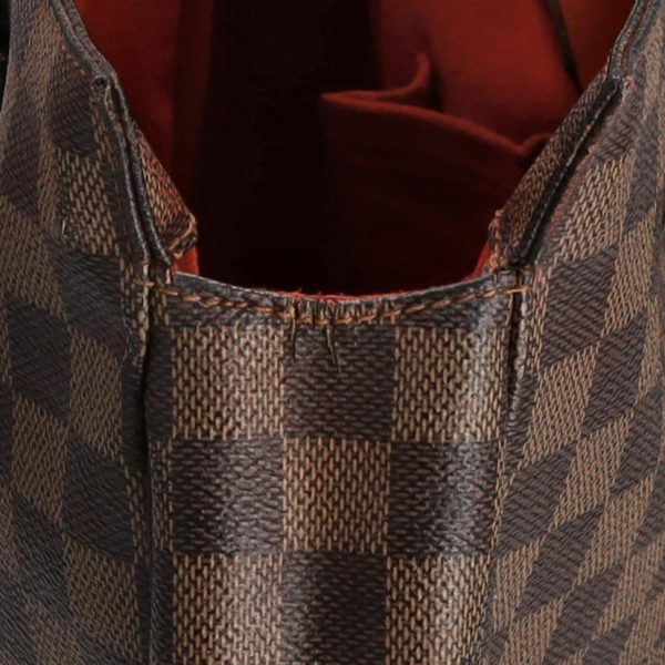 60261 9 Louis Vuitton Parioli PM Damier Ebene Tote Bag Brown