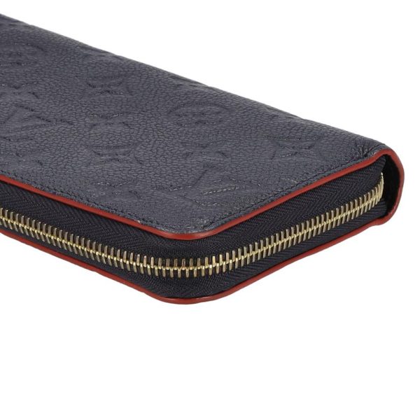 60356 7 Louis Vuitton Zippy Wallet Monogram Empreinte Wallet Marine Rouge