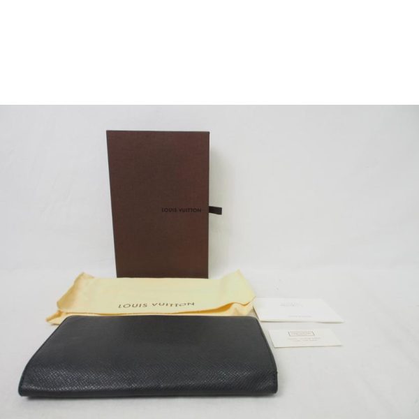 60382 9 Louis Vuitton Brazza Wallet Taiga Ardoise