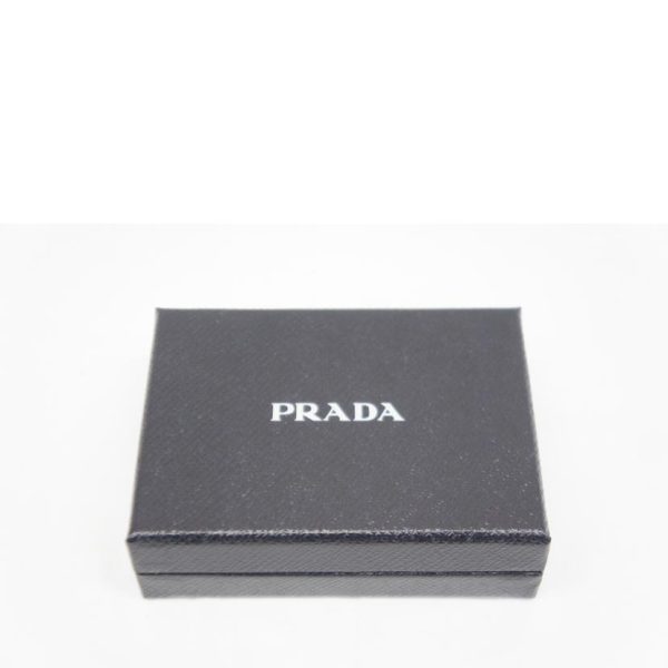 60399 7 Prada Card Case Business Card Holder Bag Black