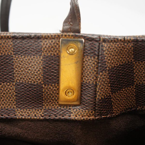 60421 6 Louis Vuitton Mariborn PM Damier Ebene Bag Brown