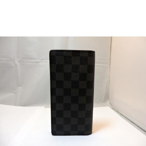 60512 02 Louis Vuitton Portefeuille Brazza Wallet Damier Graphite