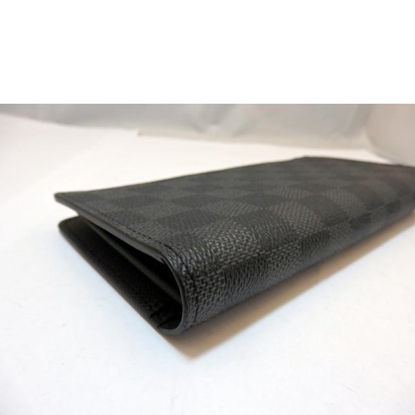 60512 03 Louis Vuitton Portefeuille Brazza Wallet Damier Graphite