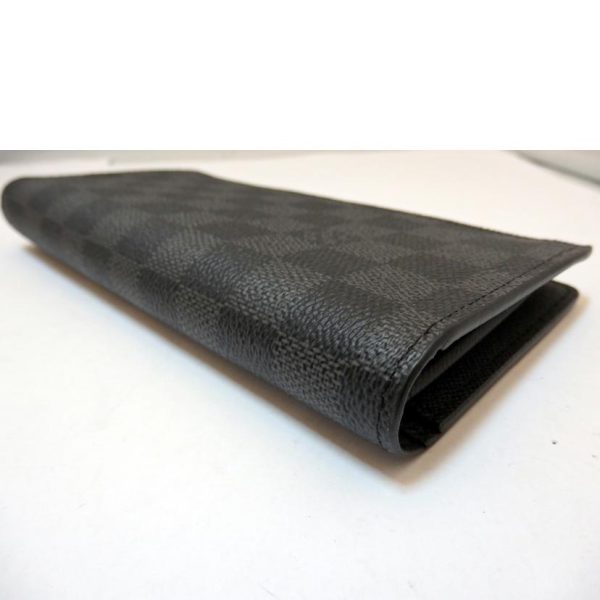 60512 04 Louis Vuitton Portefeuille Brazza Wallet Damier Graphite