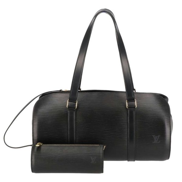 60522 1 Louis Vuitton Soufflo Epi Handbag Noir