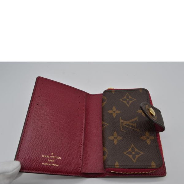 60529 4 Louis Vuitton Portefeuil Juliet Wallet Monogram Fuchsia