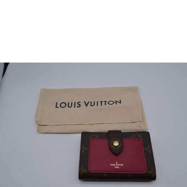 60529 6 Louis Vuitton Portefeuil Juliet Wallet Monogram Fuchsia