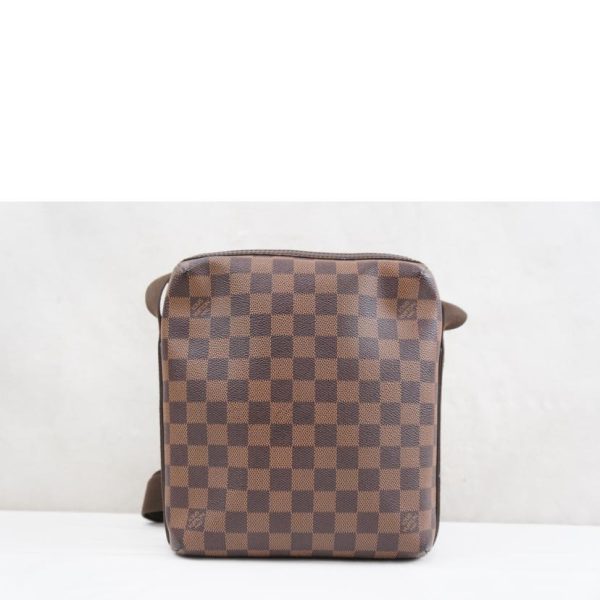 60669 2 Louis Vuitton Trotter Beaubourg Bag Damier Ebene Brown