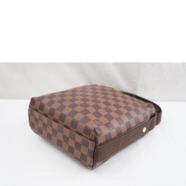 60669 4 Louis Vuitton Trotter Beaubourg Bag Damier Ebene Brown