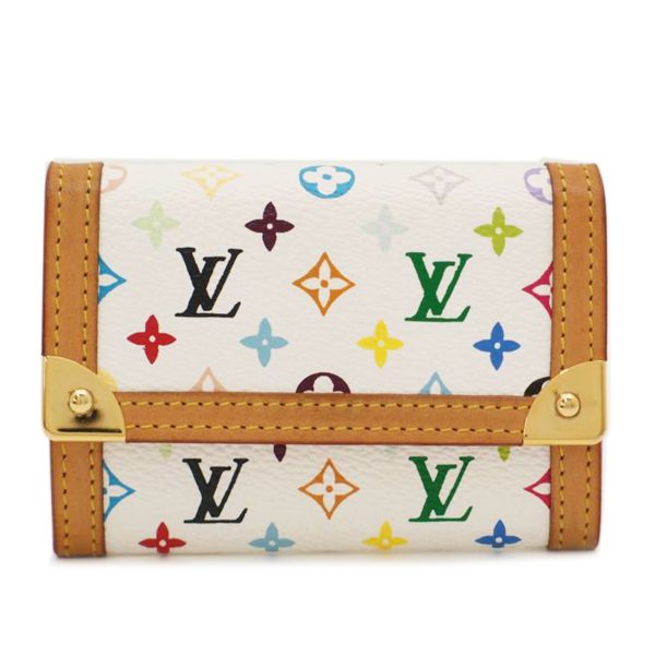 60705 1 Louis Vuitton Plat Wallet Multicolor Bronze