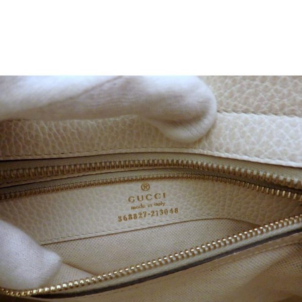 60727 8 Gucci 2 Way Swing Mini Hand Bag off white