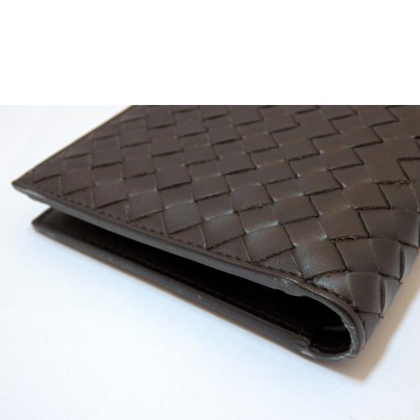 60741 03 Bottega Veneta Intrecciato Bi Fold Wallet