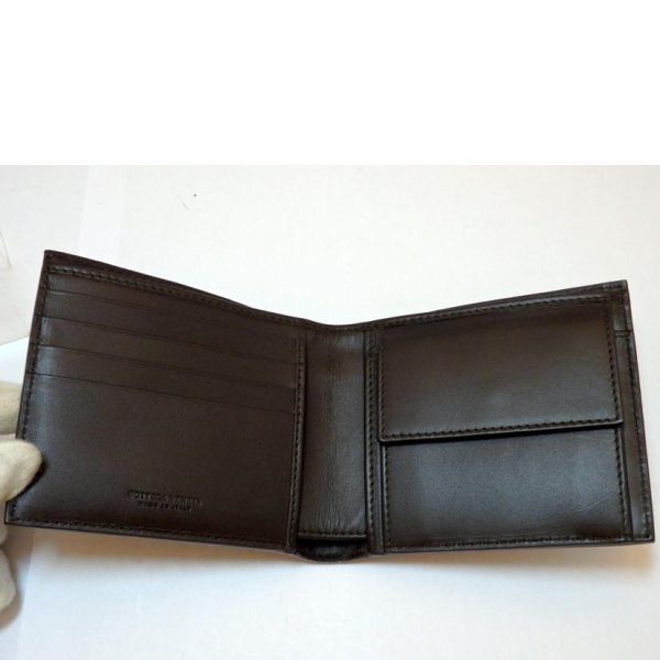 60741 06 Bottega Veneta Intrecciato Bi Fold Wallet