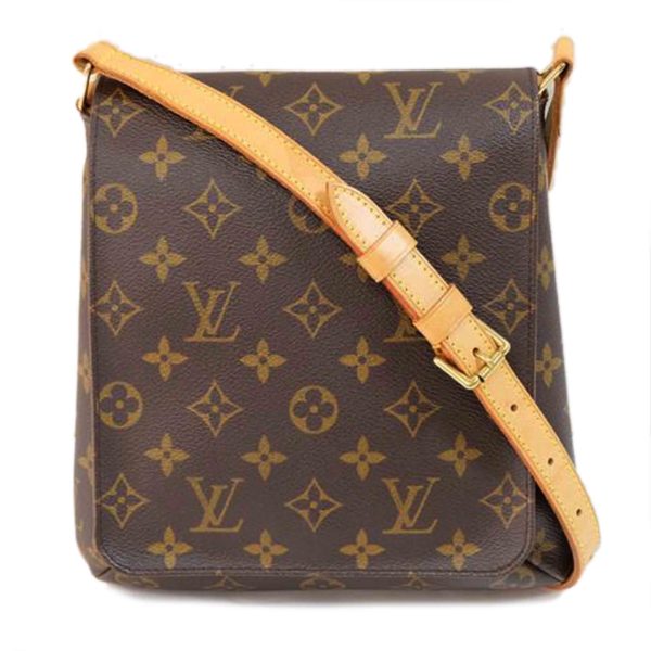 60772 1 Louis Vuitton Musette Salsa Short Shoulder Monogram Bag Brown