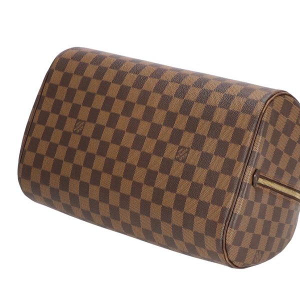 60773 2 Louis Vuitton Ribera MM Damier Ebene Bag Brown