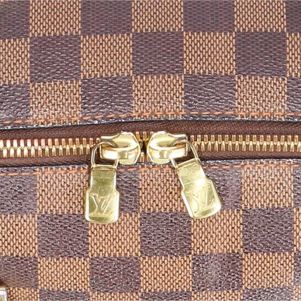 60773 7 Louis Vuitton Ribera MM Damier Ebene Bag Brown