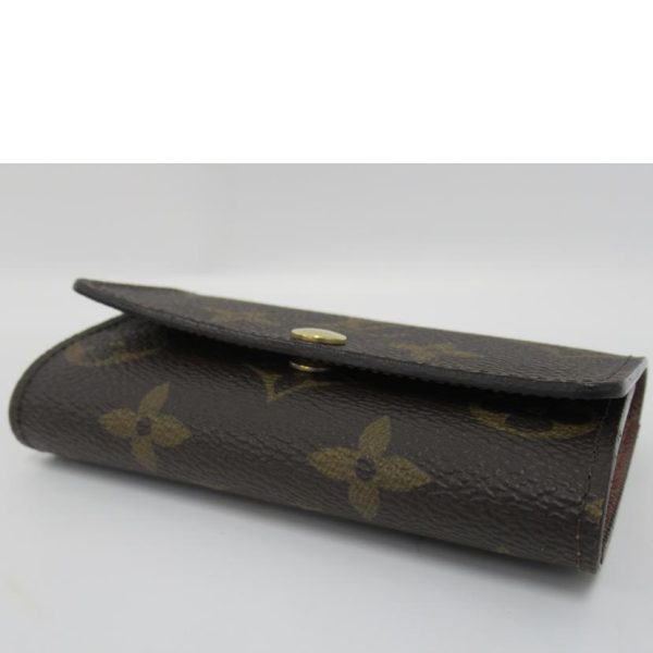 60783 3 Louis Vuitton Multicle 6 Monogram Wallet Brown