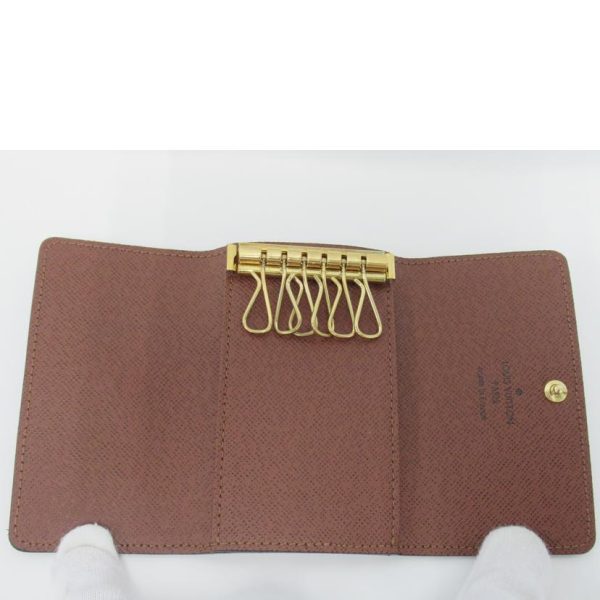 60783 4 Louis Vuitton Multicle 6 Monogram Wallet Brown