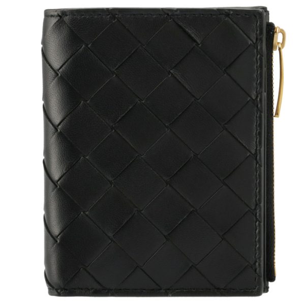 608059vcpp38425 1 Bottega Veneta Bifold Wallet Black