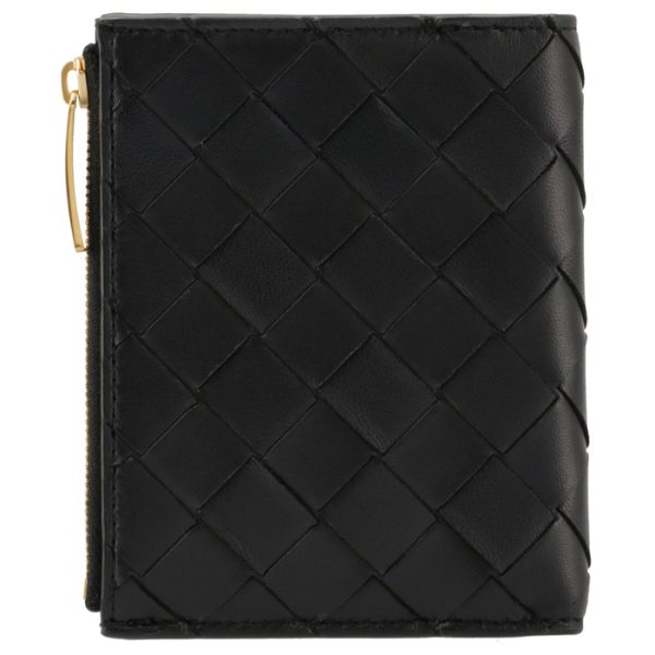 608059vcpp38425 2 Bottega Veneta Bifold Wallet Black