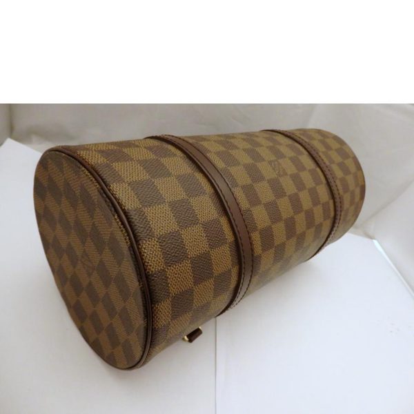 60819 4 Louis Vuitton Papillon GM Shoulder Bag Damier Ebene Brown