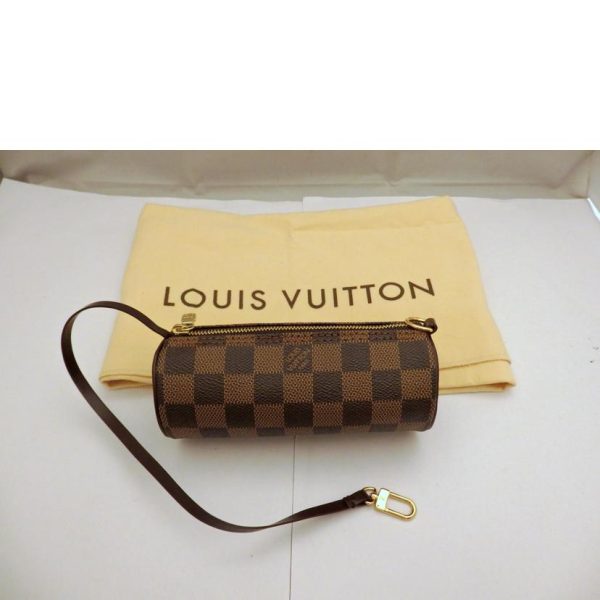 60819 7 Louis Vuitton Papillon GM Shoulder Bag Damier Ebene Brown