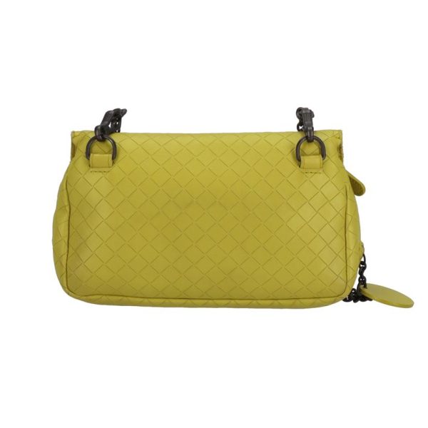 60841 2 Bottega Veneta Chain Bag Yellow