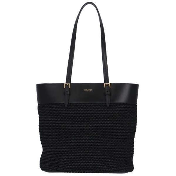 6090179ob8j1000 Saint Laurent Paris Shopping Tote Basket Bag Black