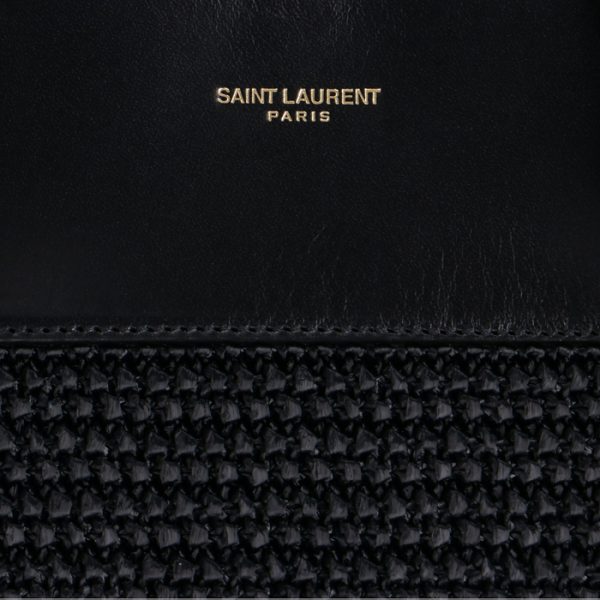 6090179ob8j1000 4 Saint Laurent Paris Shopping Tote Basket Bag Black