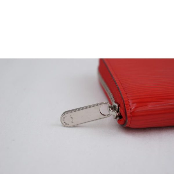 60952 5 Louis Vuitton Zippy Coin Purse Wallet Epi Carmine