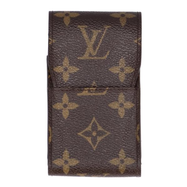 60957 1 Louis Vuitton Eteui Cigarette Monogram Case Brown