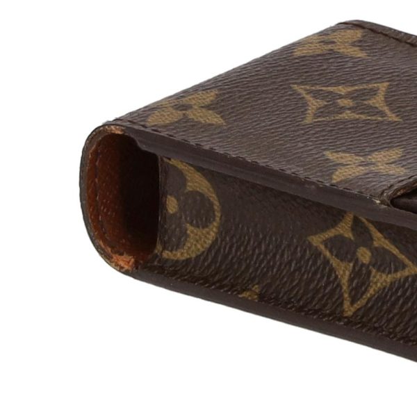 60957 5 Louis Vuitton Eteui Cigarette Monogram Case Brown