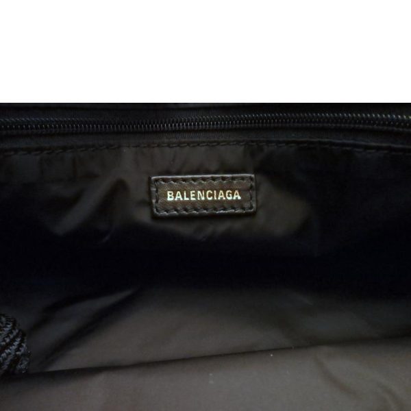 60970 6 Balenciaga Barrel Leather Solid Boston Bag