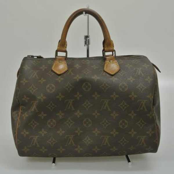 60986 1 Louis Vuitton Speedy 25 Handbag Monogram Brown