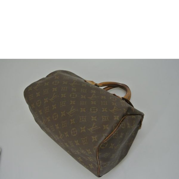 60986 3 Louis Vuitton Speedy 25 Handbag Monogram Brown