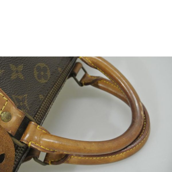 60986 4 Louis Vuitton Speedy 25 Handbag Monogram Brown