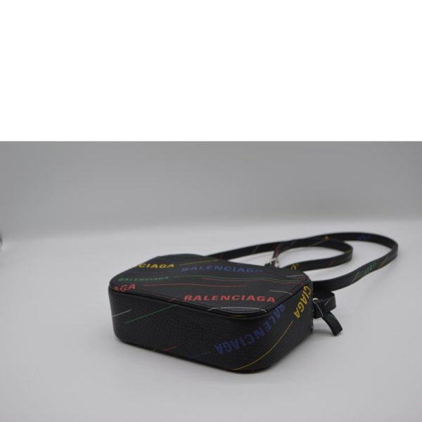 61137 3 Balenciaga Everyday Leather Solid Camera Bag Multicolor