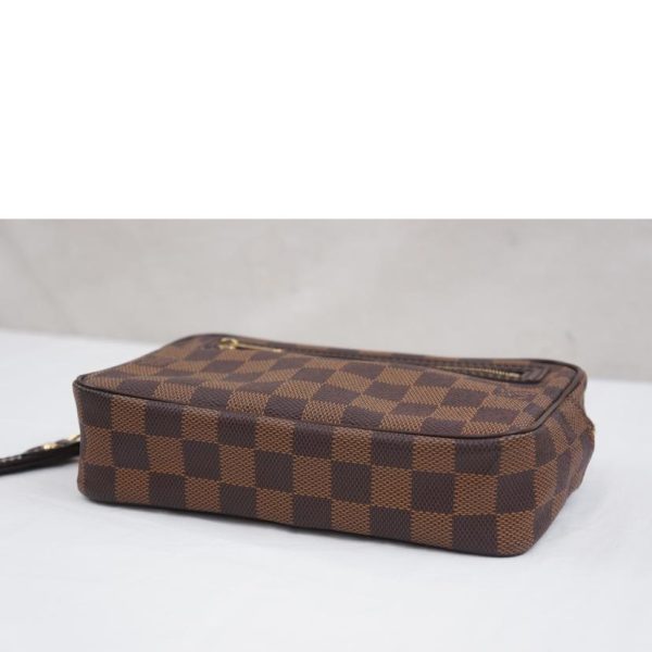 61154 3 Louis Vuitton Pochette Bier Macau Bag Damier Ebene