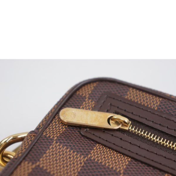 61154 6 Louis Vuitton Pochette Bier Macau Bag Damier Ebene